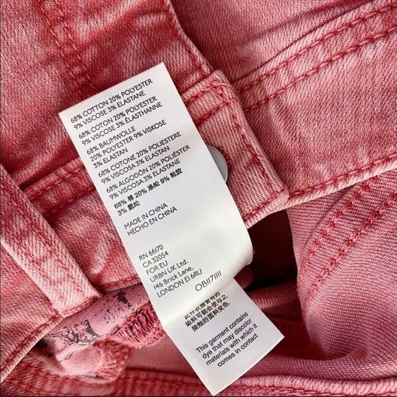 Anthro Destructed Boyfriend Bermuda Denim Shorts - Picture 4 of 4